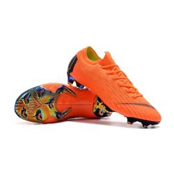 Nike Mercurial Vapor 12 Elite FG - Oranje Zwart_5.jpg